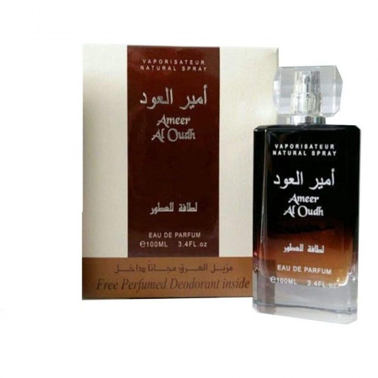 Ameer Al Oudh + Perfumed Spray Inside - Lattafa 100ml